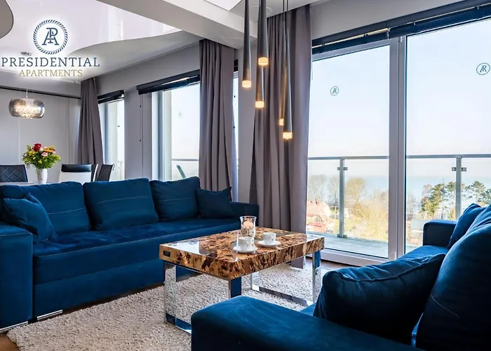 Prezydencki Z Widokiem Na Morze Apartamento